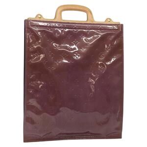 LOUIS VUITTON Monogram Vernis Stanton Tote Bag Purple Viole M91079